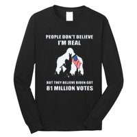 Bigfoot 81 Million Votes Anti Biden Long Sleeve Shirt