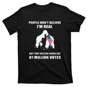 Bigfoot 81 Million Votes Anti Biden T-Shirt