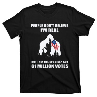 Bigfoot 81 Million Votes Anti Biden T-Shirt