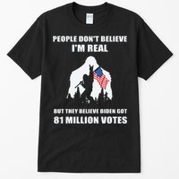 Bigfoot 81 Million Votes Anti Biden Tall T-Shirt