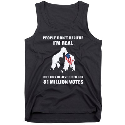 Bigfoot 81 Million Votes Anti Biden Tank Top