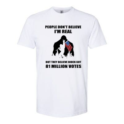 Bigfoot 81 Million Votes Anti Biden Softstyle CVC T-Shirt