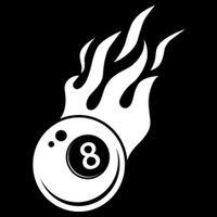 Billiard 8ball Pool Billiard Flame Billiard Ball Flame Funny Gift Cooling Performance Crew T-Shirt