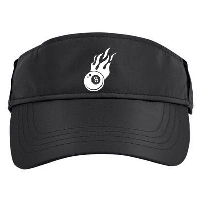Billiard 8ball Pool Billiard Flame Billiard Ball Flame Funny Gift Adult Drive Performance Visor