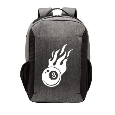 Billiard 8ball Pool Billiard Flame Billiard Ball Flame Funny Gift Vector Backpack