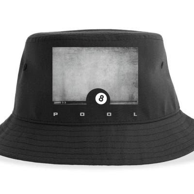 Billiards 8 Pool Billiards Team Gift Ideas For Fan Sustainable Bucket Hat