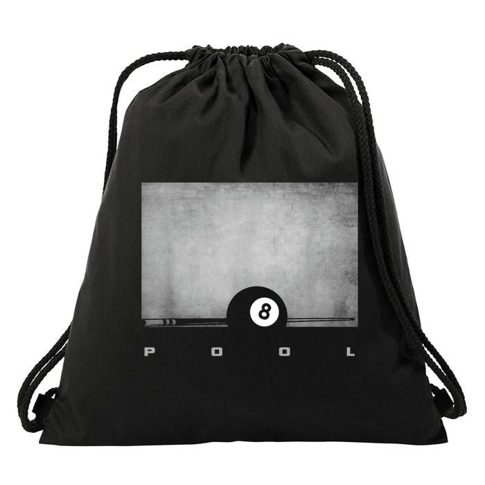 Billiards 8 Pool Billiards Team Gift Ideas For Fan Drawstring Bag