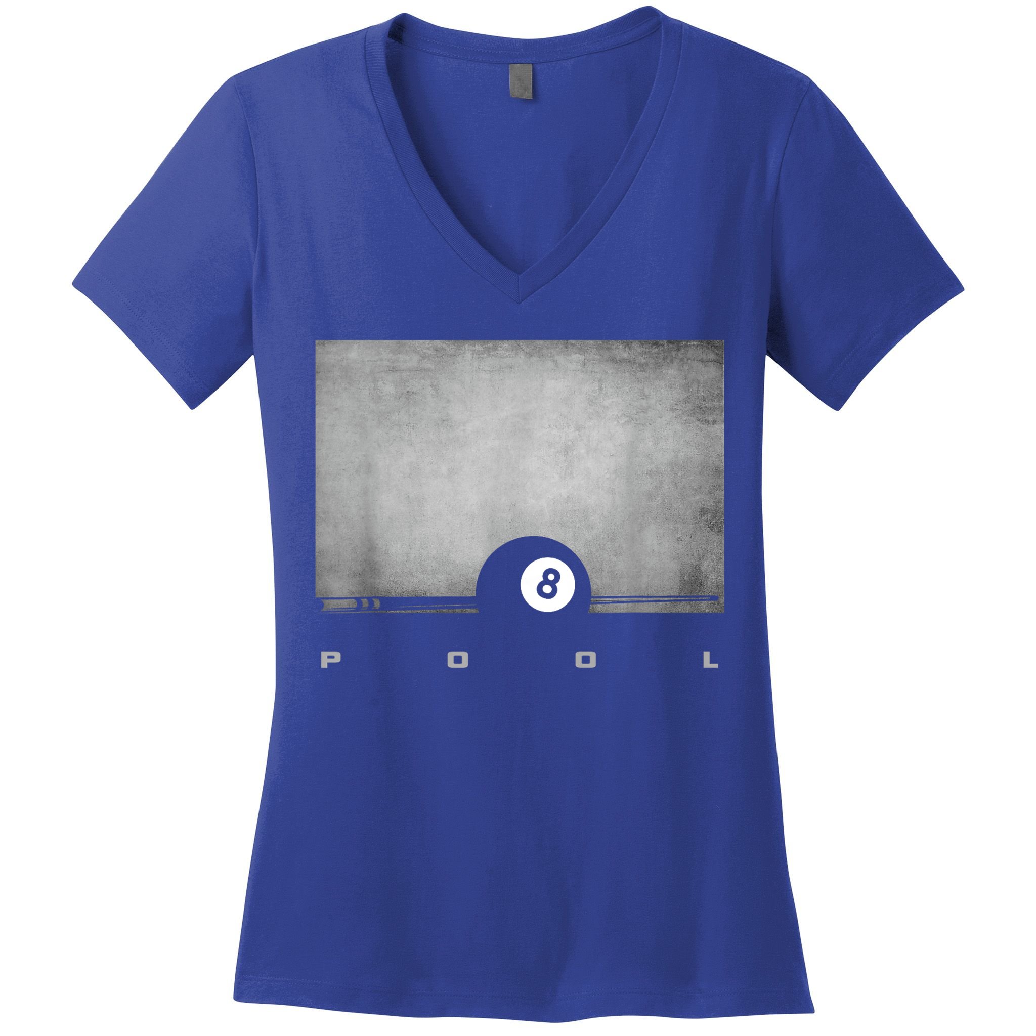 Billiards 8 Pool Billiards Team Gift Ideas For Fan Women's V-Neck T-Shirt