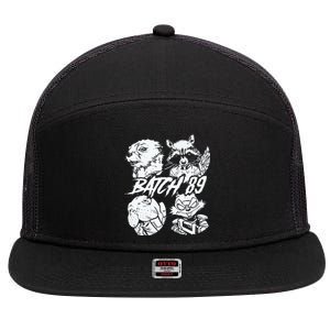 Batch 89 Rocket And Friends 7 Panel Mesh Trucker Snapback Hat