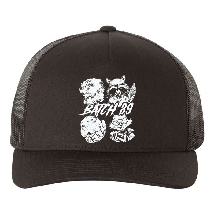 Batch 89 Rocket And Friends Yupoong Adult 5-Panel Trucker Hat