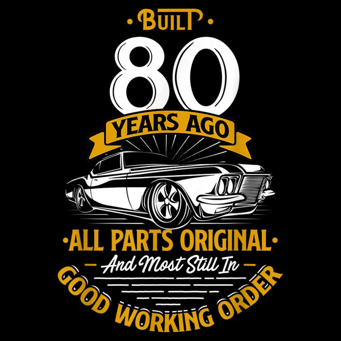 Built 80 Years Ago - Funny 80th Birthday Gift City Backpack
