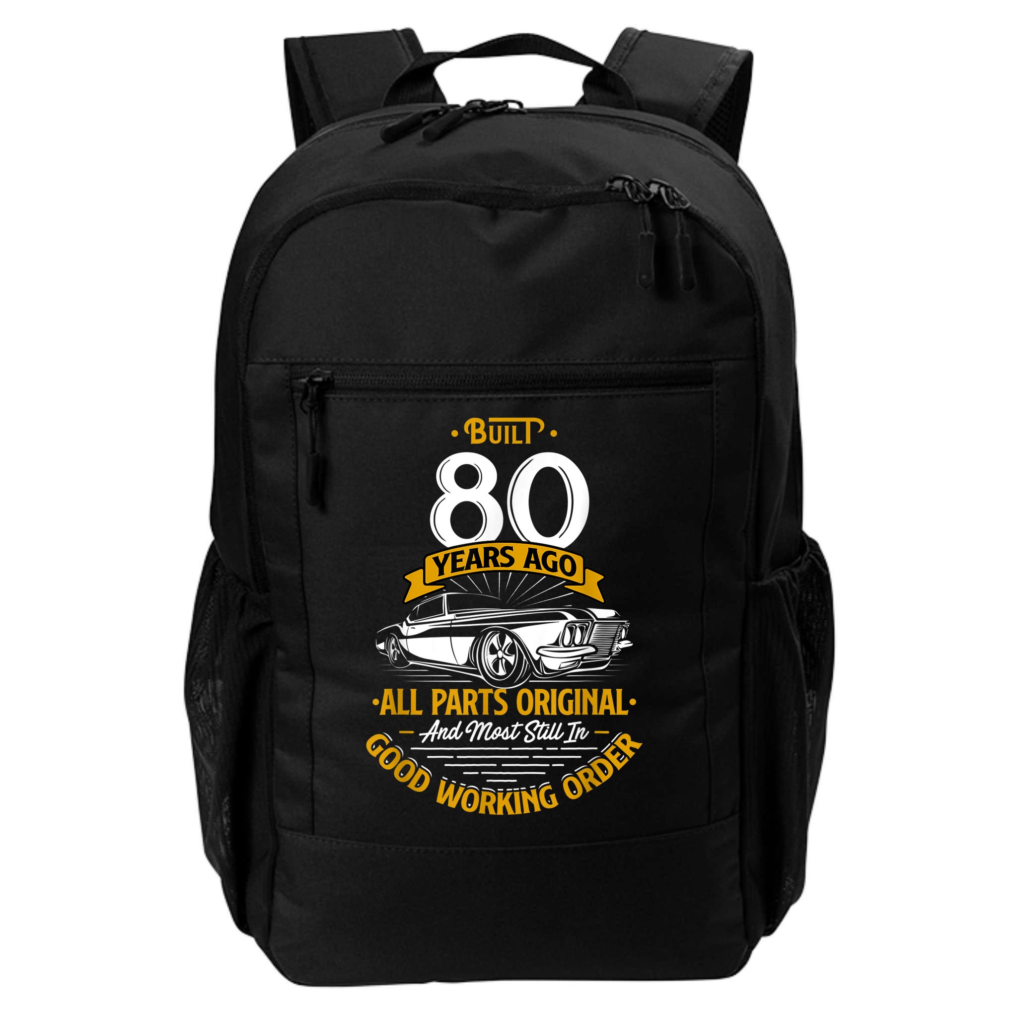 Built 80 Years Ago - Funny 80th Birthday Gift Backpack