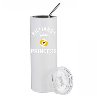 Billiards 9 Ball Princess Gift Stainless Steel Tumbler