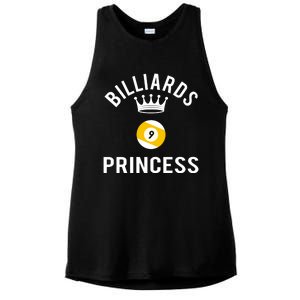 Billiards 9 Ball Princess Gift Ladies PosiCharge Tri-Blend Wicking Tank