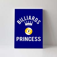 Billiards 9 Ball Princess Gift Canvas