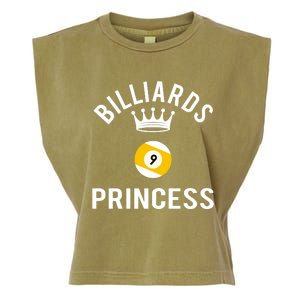 Billiards 9 Ball Princess Gift Garment-Dyed Women's Muscle Tee