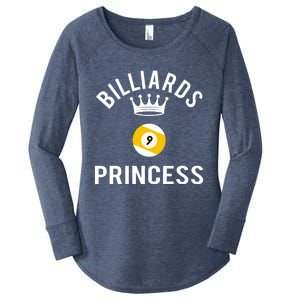 Billiards 9 Ball Princess Gift Women's Perfect Tri Tunic Long Sleeve Shirt