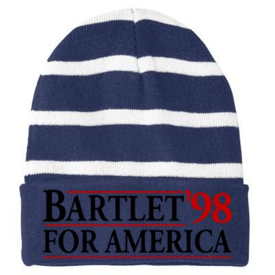 Bartlett’ 98 For America Striped Beanie with Solid Band