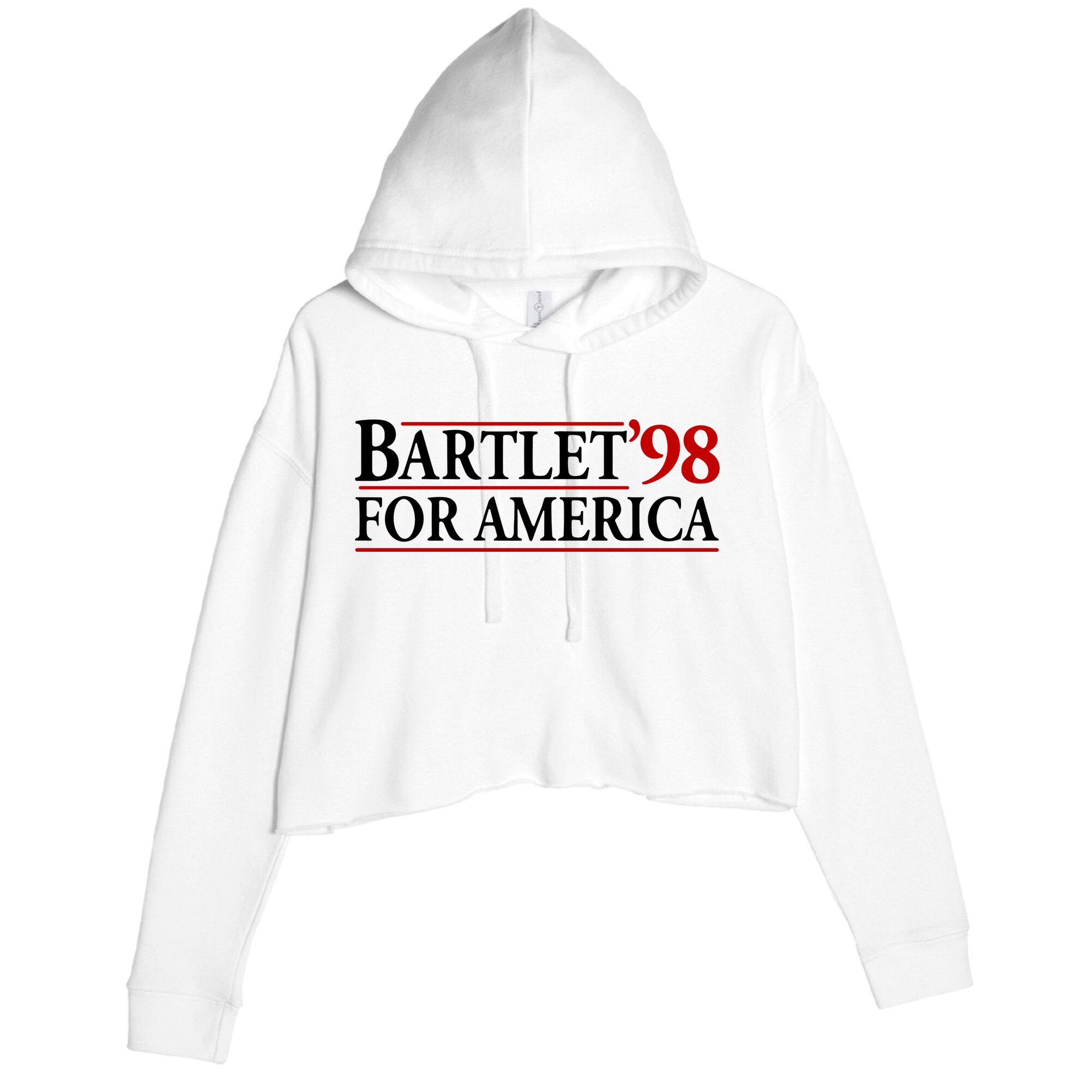 Bartlett’ 98 For America Crop Fleece Hoodie
