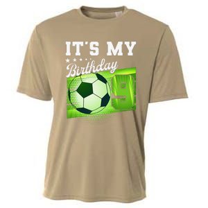 Birthday 9 Soccer Its My 9th Birthday Soccer Cooling Performance Crew T-Shirt