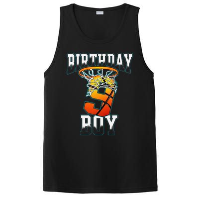 Boy 9 Years Old Birthday Gifts Basketball Person PosiCharge Competitor Tank