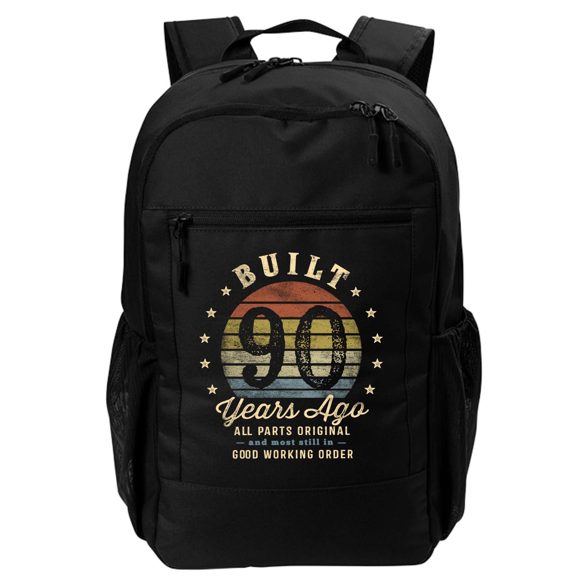 Built 90 Years Ago Funny Gift All Parts Original Funny Gift 90th Birthday Gift Backpack