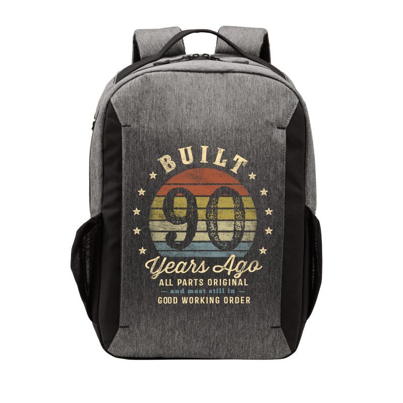 Built 90 Years Ago Funny Gift All Parts Original Funny Gift 90th Birthday Gift Vector Backpack
