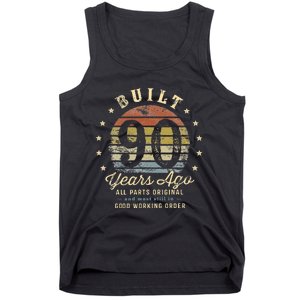 Built 90 Years Ago All Parts Original Gifts 90th Birthday Tank Top