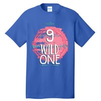 Birthday 9 Years Old Wild One Family Matching Gift Tall T-Shirt