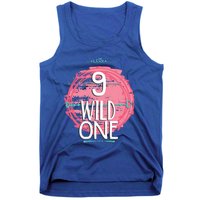 Birthday 9 Years Old Wild One Family Matching Gift Tank Top