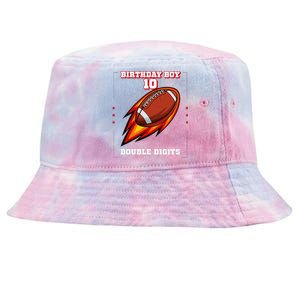 Birthday Age 10 Football Double Digits 2013 Tie-Dyed Bucket Hat