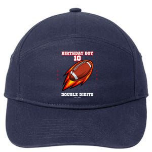 Birthday Age 10 Football Double Digits 2013 7-Panel Snapback Hat