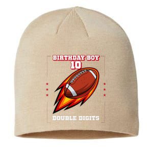 Birthday Age 10 Football Double Digits 2013 Sustainable Beanie