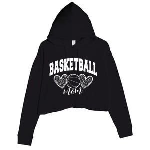 Basketball Mom Crop Fleece Hoodie