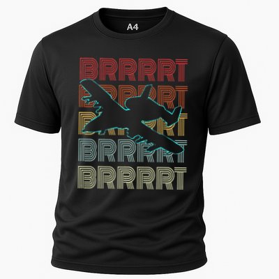 Brrrrt A 10 Warthog Vintage Retro Style Performance Shirt