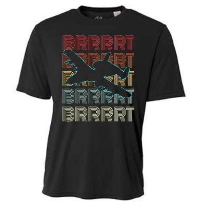 Brrrrt A 10 Warthog Vintage Retro Style Cooling Performance Crew T-Shirt