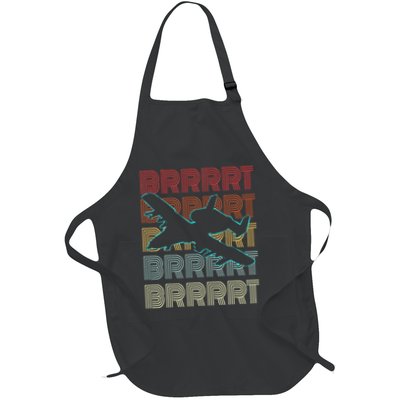 Brrrrt A 10 Warthog Vintage Retro Style Apron