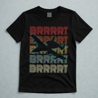 Brrrrt A 10 Warthog Vintage Retro Style T-Shirt
