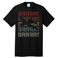 Brrrrt A 10 Warthog Vintage Retro Style Tall T-Shirt