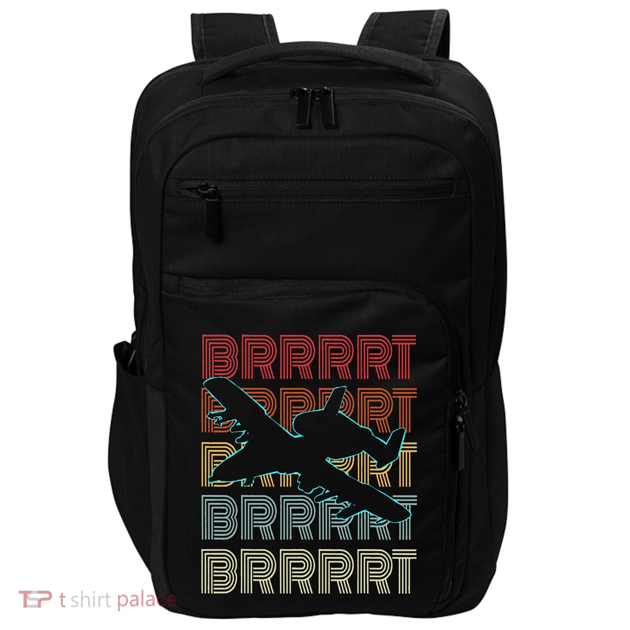 Brrrrt A 10 Warthog Vintage Retro Style Impact Tech Backpack