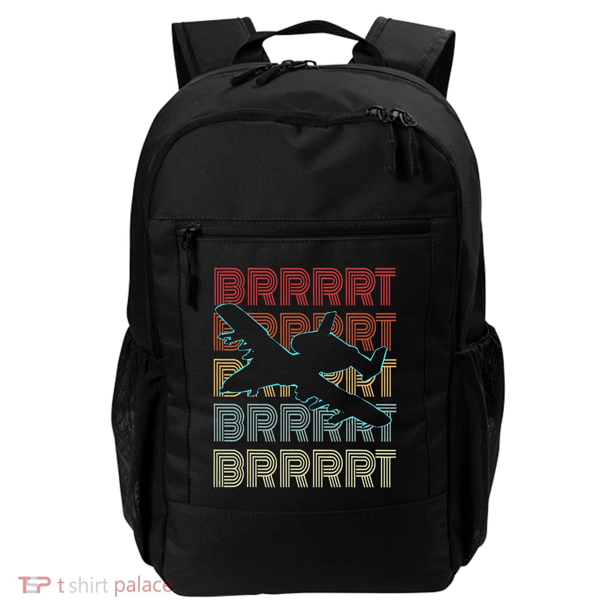 Brrrrt A 10 Warthog Vintage Retro Style Backpack