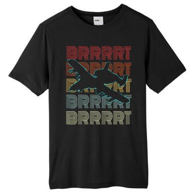 Brrrrt A 10 Warthog Vintage Retro Style Tall Fusion ChromaSoft Performance T-Shirt