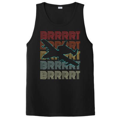 Brrrrt A 10 Warthog Vintage Retro Style PosiCharge Competitor Tank