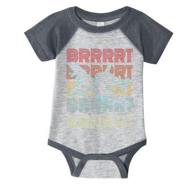 Brrrrt A 10 Warthog Vintage Retro Style Infant Baby Jersey Bodysuit