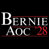 Bernie AOC 2028 Bernie Sanders Alexandria Cortez For President Democrat Party City Backpack