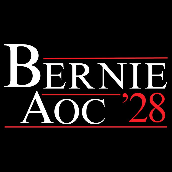 Bernie AOC 2028 Bernie Sanders Alexandria Cortez For President Democrat Party City Backpack