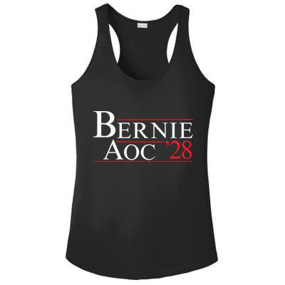Bernie AOC 2028 Bernie Sanders Alexandria Cortez For President Democrat Party Ladies PosiCharge Competitor Racerback Tank