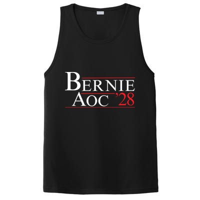 Bernie AOC 2028 Bernie Sanders Alexandria Cortez For President Democrat Party PosiCharge Competitor Tank