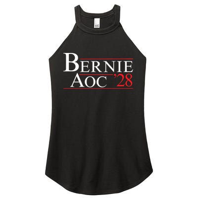 Bernie AOC 2028 Bernie Sanders Alexandria Cortez For President Democrat Party Women's Perfect Tri Rocker Tank
