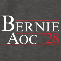 Bernie AOC 2028 Bernie Sanders Alexandria Cortez For President Democrat Party Vector Backpack